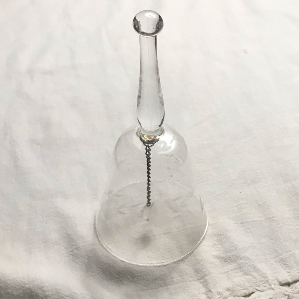 Vintage Princess House Crystal Bell